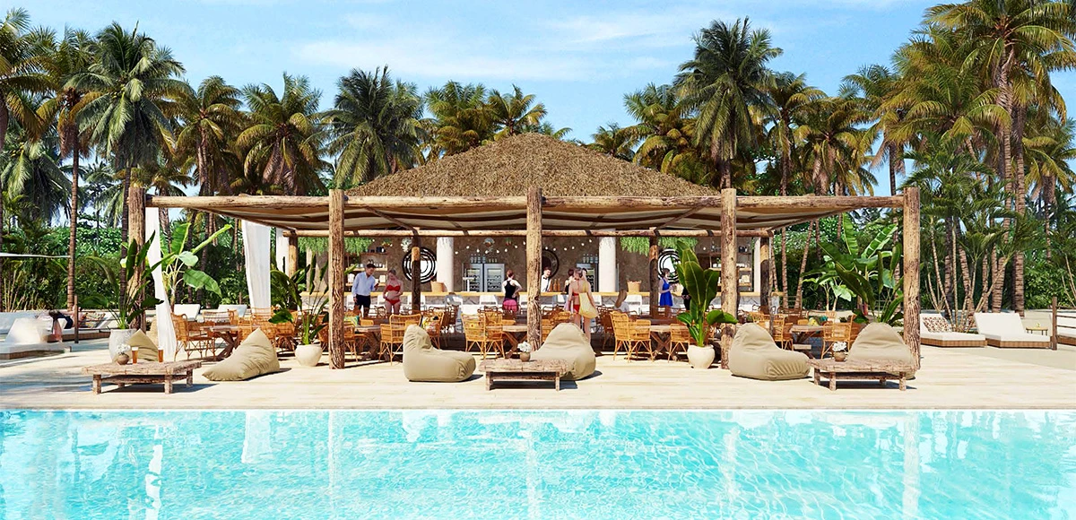 La plage du Hôtel Jaz Aurora Beach 5* + Safari 2 nuits