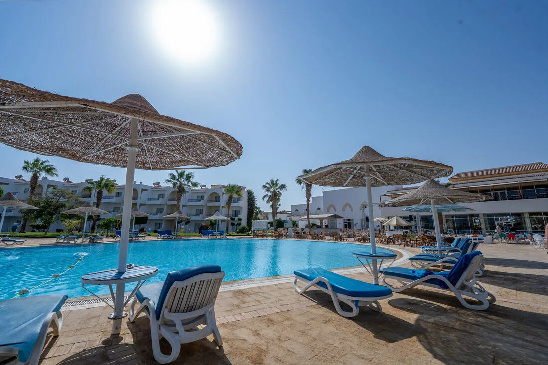 La plage du Hotel Jaz Palmariva Beach Resort